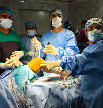 Orthopedic care at Nishok Hospital
